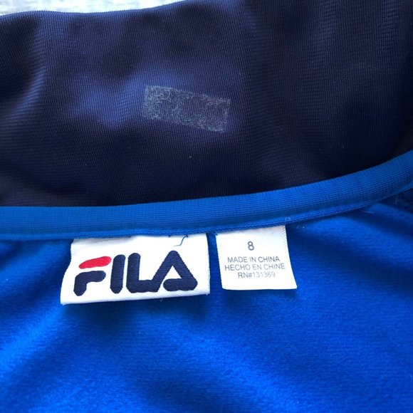 FILA jacket size 8 kids or XS for women*small flaw - Picture 6 of 9